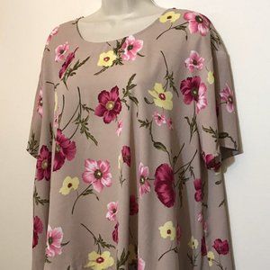 ANTHROPOLOGIE EVERLEIGH  Floral Print Top